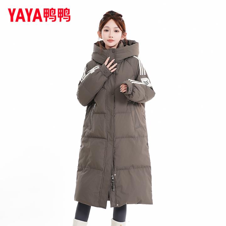 YAYA/鸭鸭羽绒服冬季新款时尚洋气百搭女装高级外套YE4B005063W