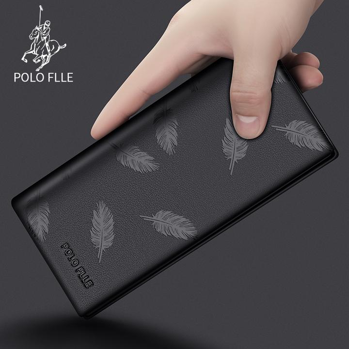 保罗男士头层牛皮真皮钱包长款多卡位大容量零钱夹商务时尚卡包潮