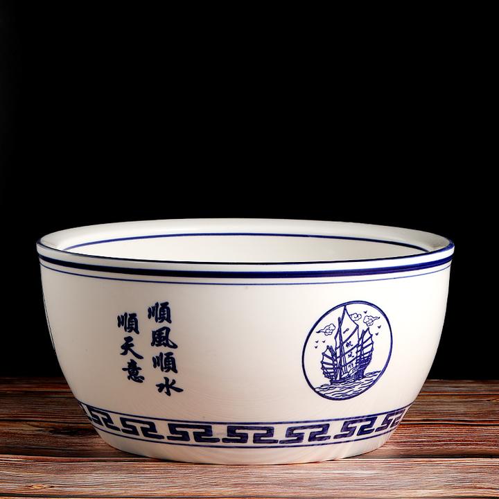 猪油罐盆陶瓷大号调料辣椒油盆米面盆商用钵钵鸡串串香和发面大盆