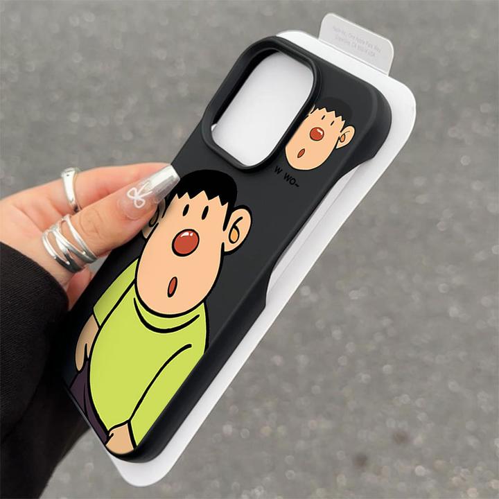 绿衣胖虎半包款软壳适用苹果1615promax手机壳iphone14/12/1113