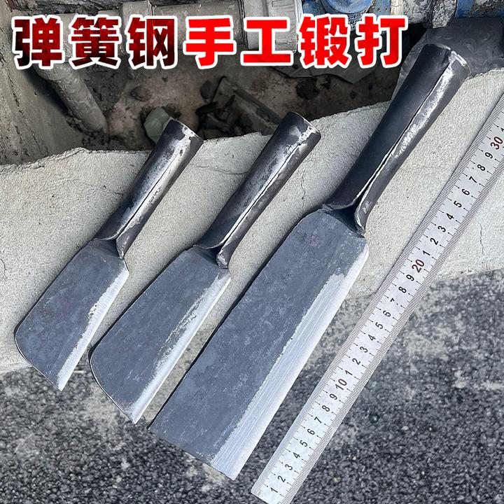 农用柴刀锰钢锻打劈柴砍树砍竹一体小柴刀户外开路刀编织竹篾刀