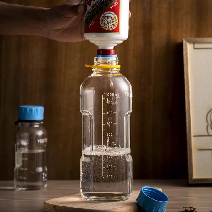 德国进口肖特瓶玻璃瓶果汁瓶随身茶杯储酒器白酒老酒勾调瓶发烧友