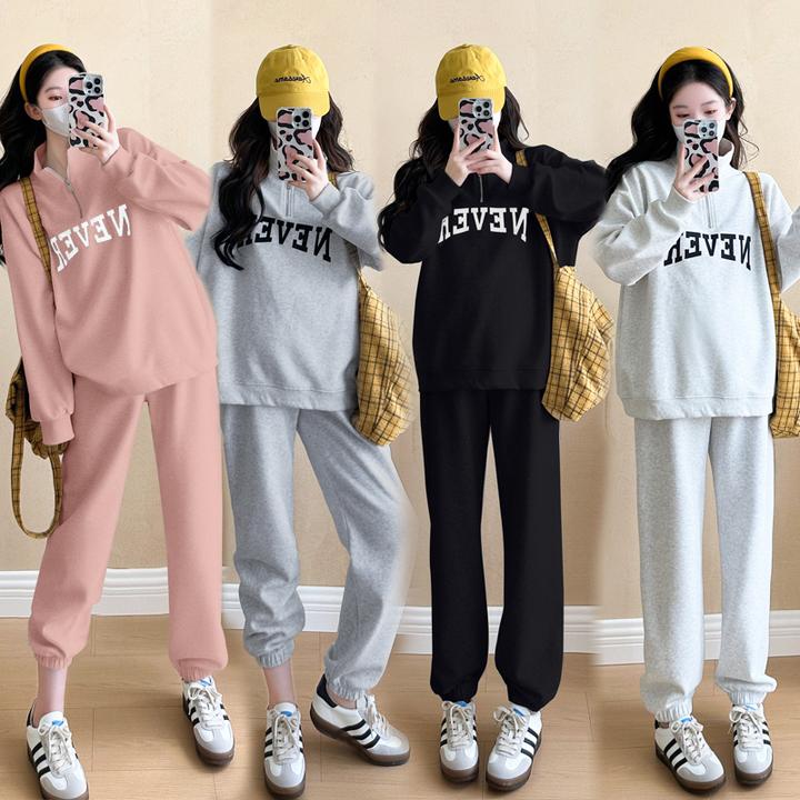孕妇装2025春秋款套装休闲运动大码卫衣时尚新款裤子上下两件套