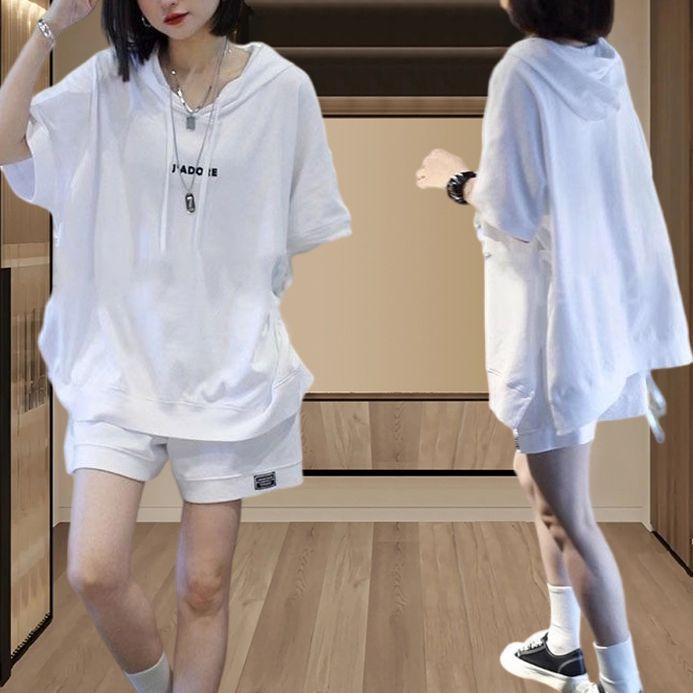 夏季套装女装气质两件套2026新款时尚气质减龄运动服小个子穿搭潮