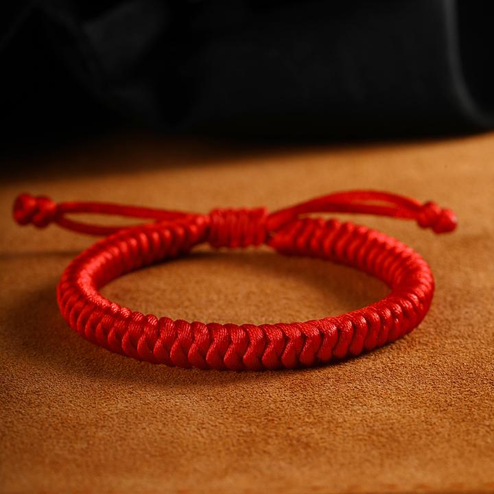 结伴儿 非金属布艺手链 2026马年新款红绳手链金刚结手工编织手绳