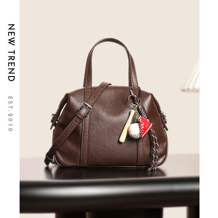 包包女2024新款真皮女包潮流时尚单肩托特包设计感简约百搭斜挎