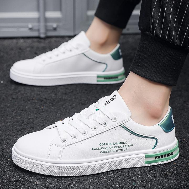 新款时尚韩版休闲平板鞋潮鞋小白板鞋男休闲板鞋