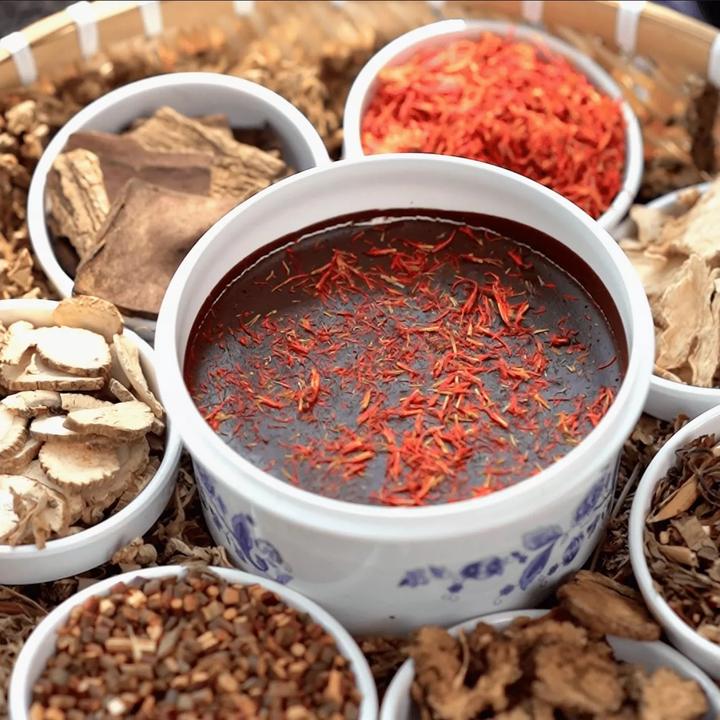 【蕲艾红花草本泥膏】家用热敷肩颈腰腹膝盖敷灸泥艾灸草本热美容院