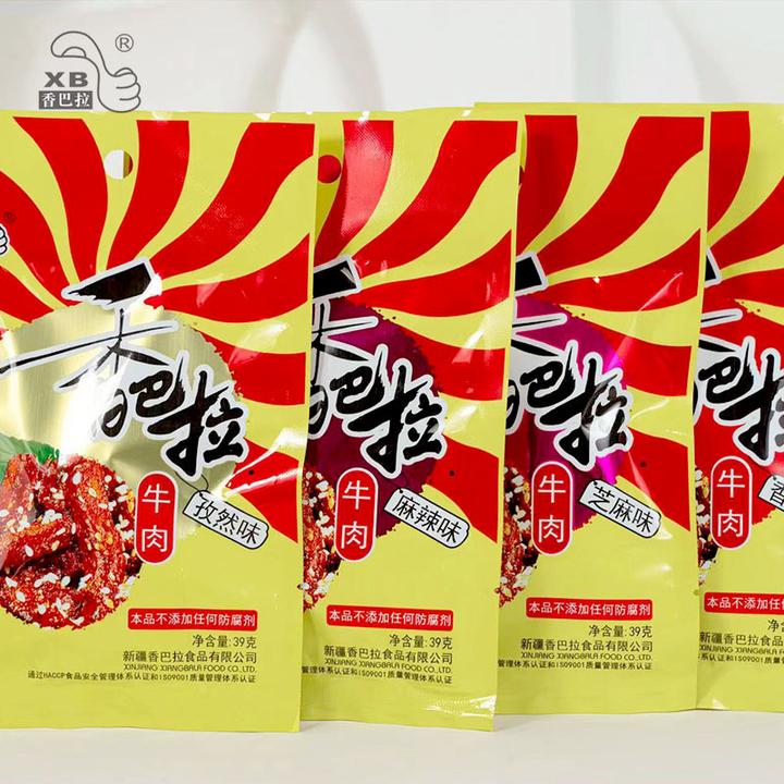 香巴拉牛肉干明星同款新疆麻辣冷吃牛肉湿软酱卤即食零食小吃