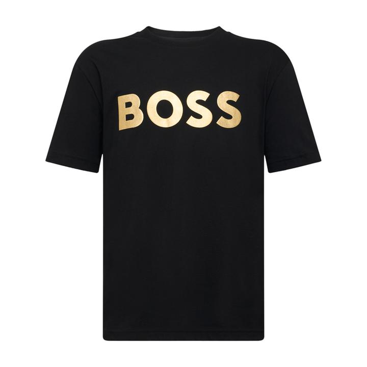 BOSS雨果博斯奢侈品男士T恤休闲男装上衣棉质短袖简约款 50483774