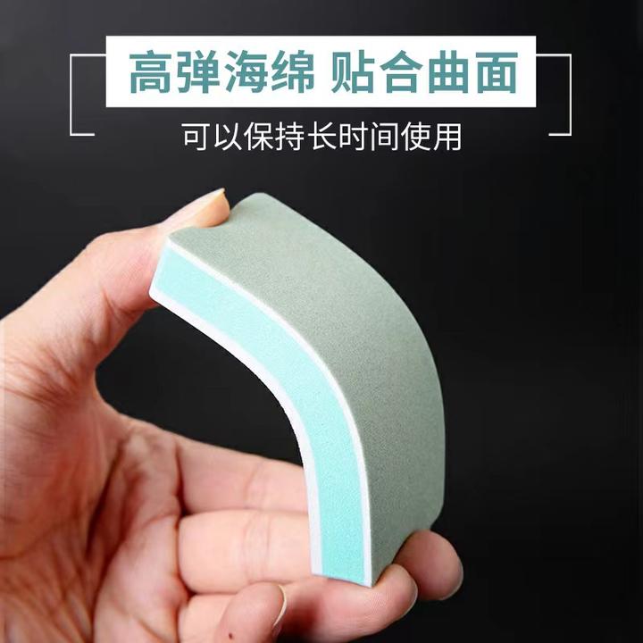 海绵砂块核桃文玩抛光板打磨指甲锉甲双面抛光块三级四面美甲工具