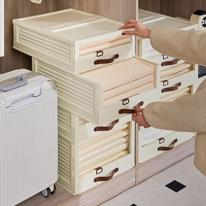 免安装收纳柜折叠置物柜家用儿童衣柜衣服整理零食玩具加厚储物柜