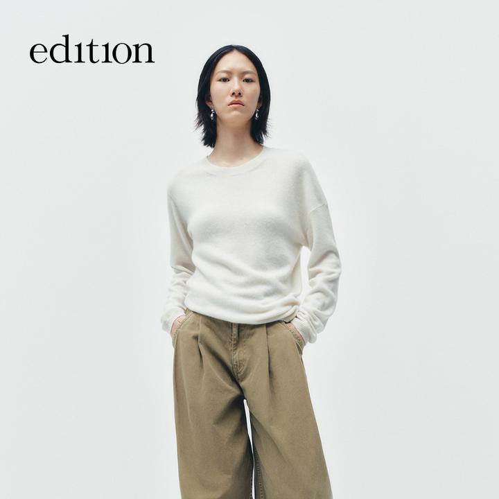 【E+云朵系列】edition秋款真两件毛织上衣#EBD3SWT002