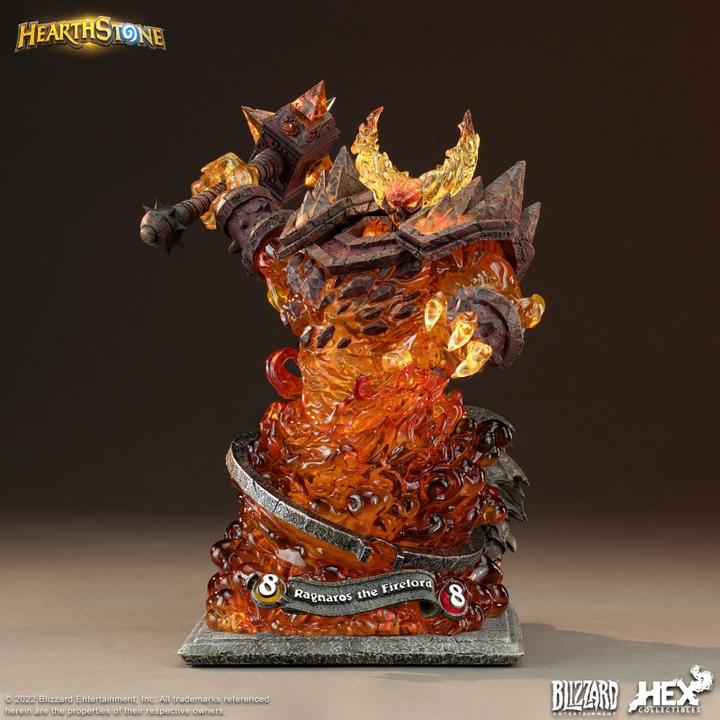 Blizzard暴雪游戏周边炉石传说炎魔之王拉格纳罗斯1:10馆藏雕像
