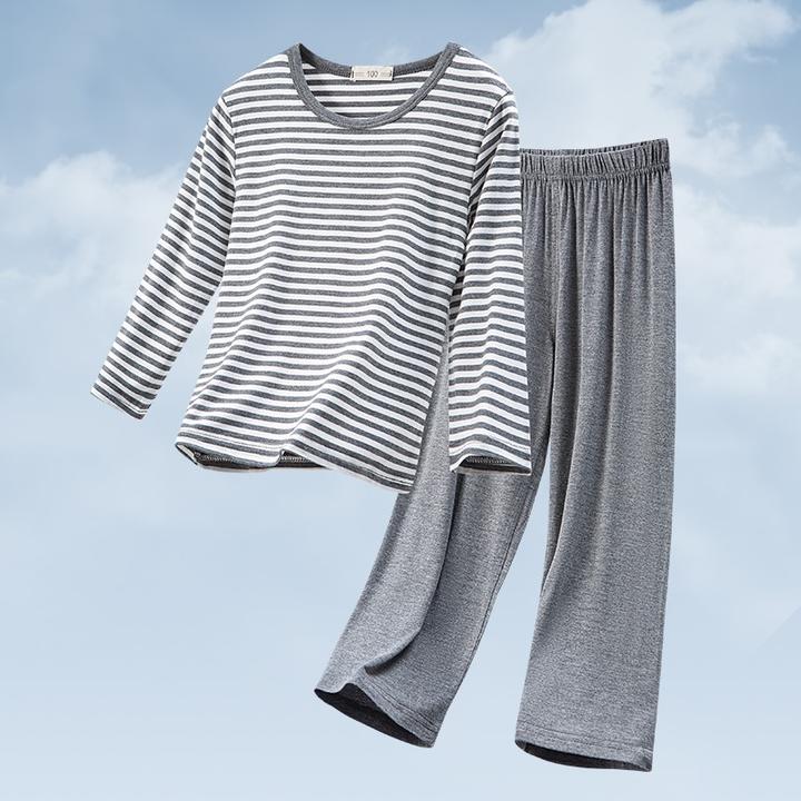 儿童睡衣莫代尔男童女童春秋季薄款中大童可外穿套装儿童6-12岁