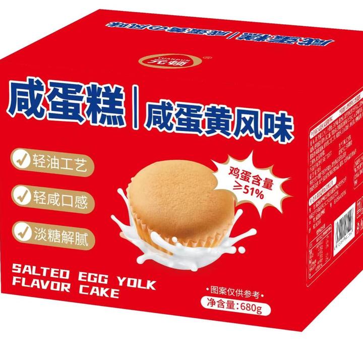 元顿元顿咸蛋糕咸蛋黄风味680克
