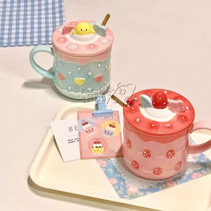 创意DIY简约可爱ins风马克杯