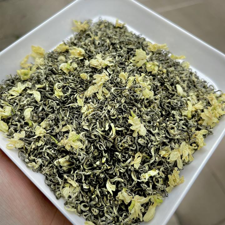 17号 全芽选芯飘雪茉莉花茶 四川雅安蒙顶山选芯飘雪茉莉花茶茶厂