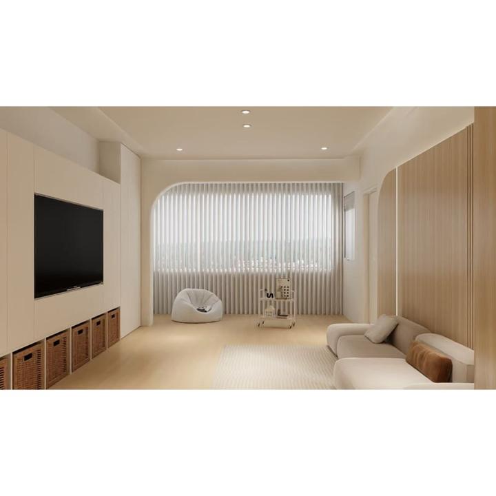 【原木奶油风】纯设计单设计效果图施工图纸同款风格设计线上图纸