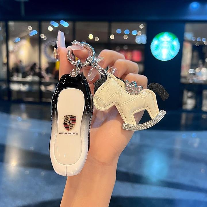 适用于保时捷钥匙套玛卡macan帕拉梅拉卡宴911帕美718taycan壳扣