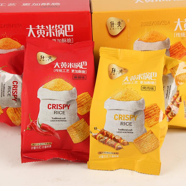 什夫大黄米锅巴零食食品干脆薯片薯条土豆片笋0g