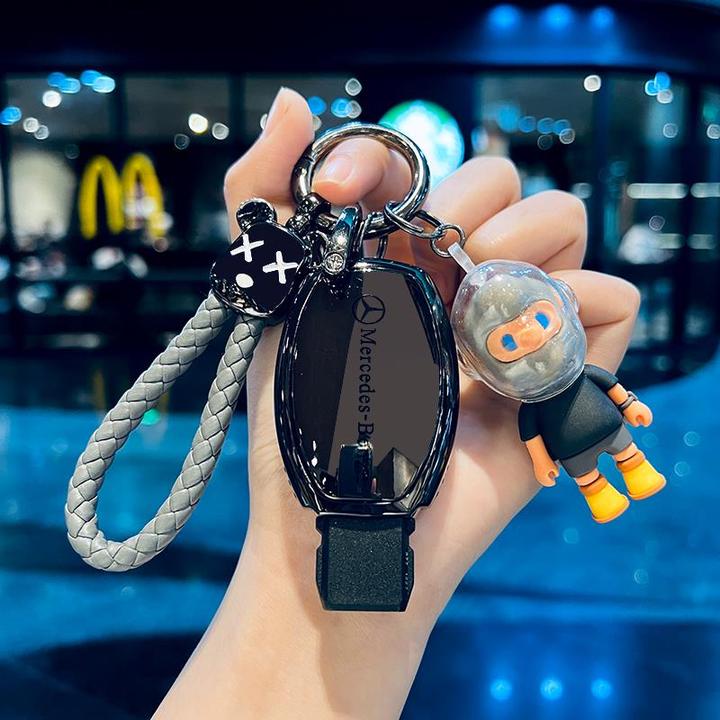 奔驰钥匙套老款c180l车gla200壳b200扣a180包cla200高级v260男glc