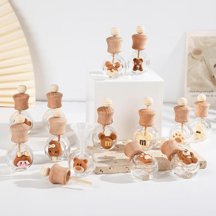 【正阳】香水花露水香薰挥发瓶卡通卧室卫生间汽车出风口喷瓶