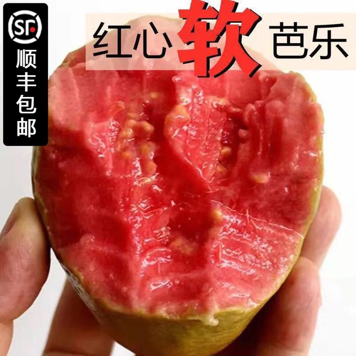 【顺丰包邮】广西红心软心芭乐红心番石榴新鲜当季应季水果 3/5斤