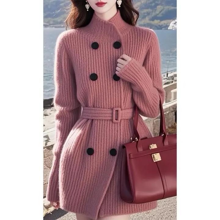 高级感气质独特超好看毛衣外套女装韩系穿搭新款时尚收腰针织开衫