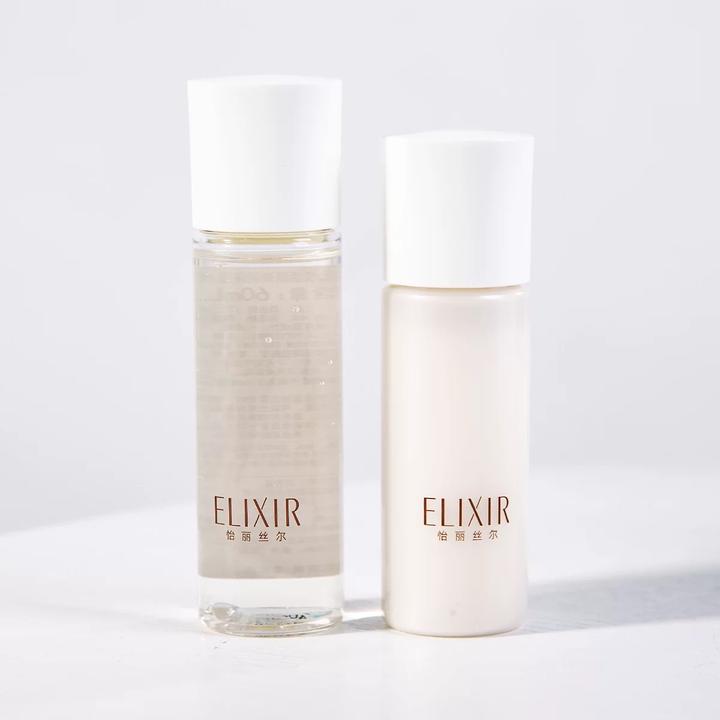 Elixir/怡丽丝尔优悦活颜胶原弹润水乳50ml+60ml保湿滋润型27年