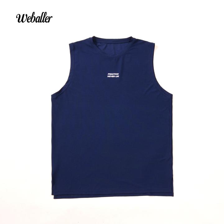 WEBALLER 2025夏季篮球背心高弹透气速干宽松运动男士美式运动