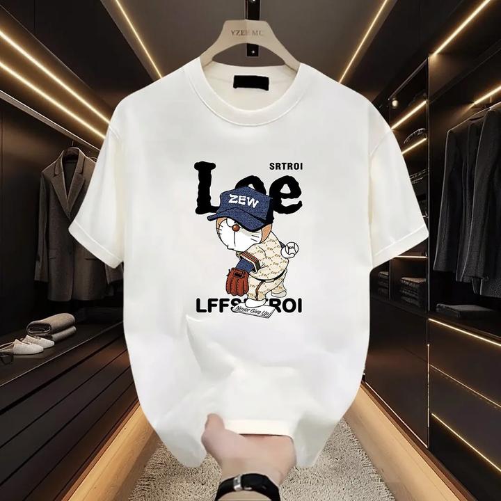 美式痞帅重磅纯棉短袖T恤青年男女款夏季ins潮牌街头宽松百搭上衣