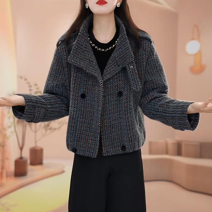 小香风毛呢外套女2025新款秋冬今年流行爆款时尚妈妈短款呢子上衣