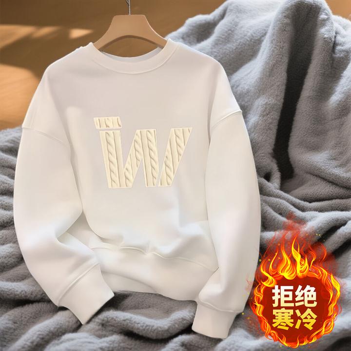 男款爆款2025新款秋冬卫衣轻奢痞帅男装保暖加绒长袖衣服情侣款