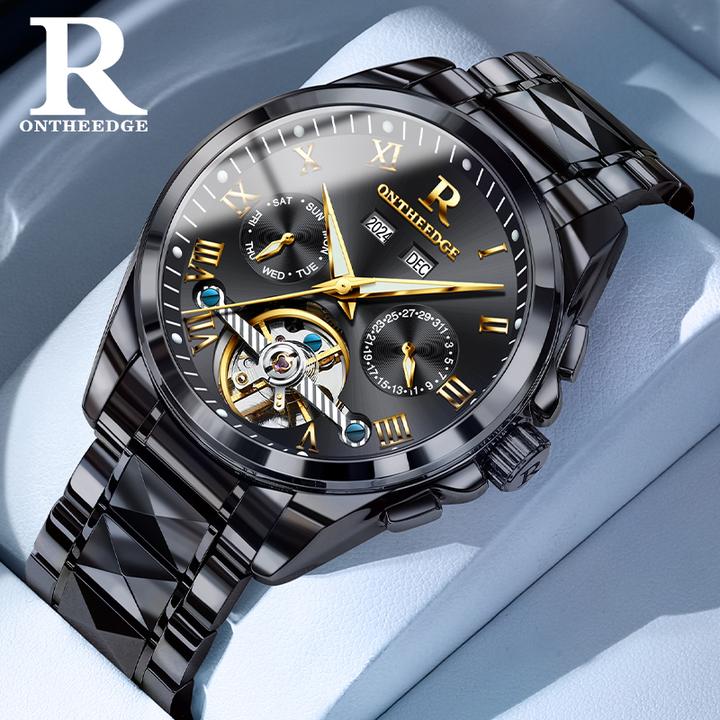 瑞之缘2025新款男士全自动机械表镂空防水手表高颜值潮流高档腕表