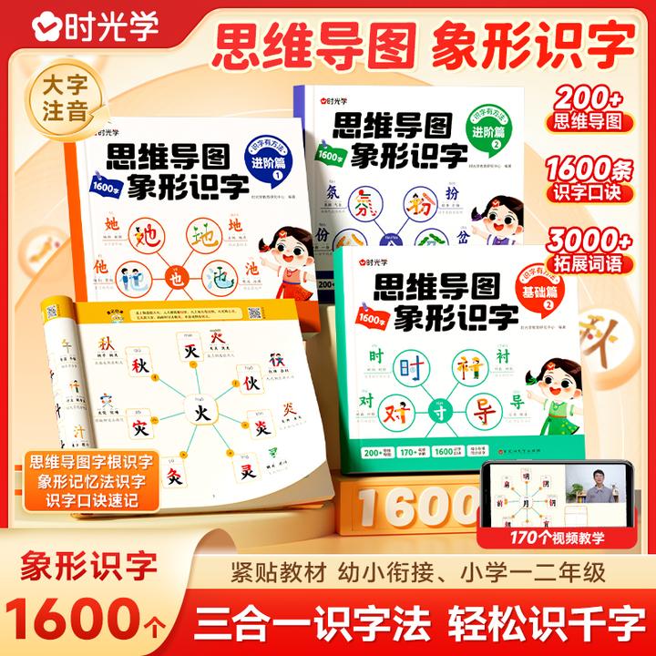 【口诀秒记象形识字】速记1000+汉字 幼小衔接汉语启蒙大字带注音