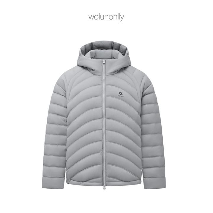 冬季90白鸭绒超轻140到165克三防户外连帽立领排骨羽绒服男女同款