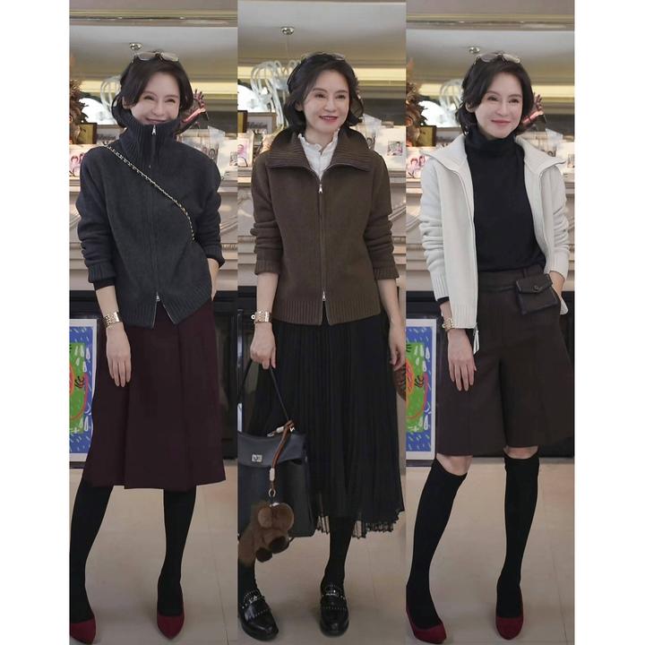 我是摩羯 黑松露 鄂尔多斯山羊绒澳洲美利奴绵羊毛桑蚕丝秋冬开衫