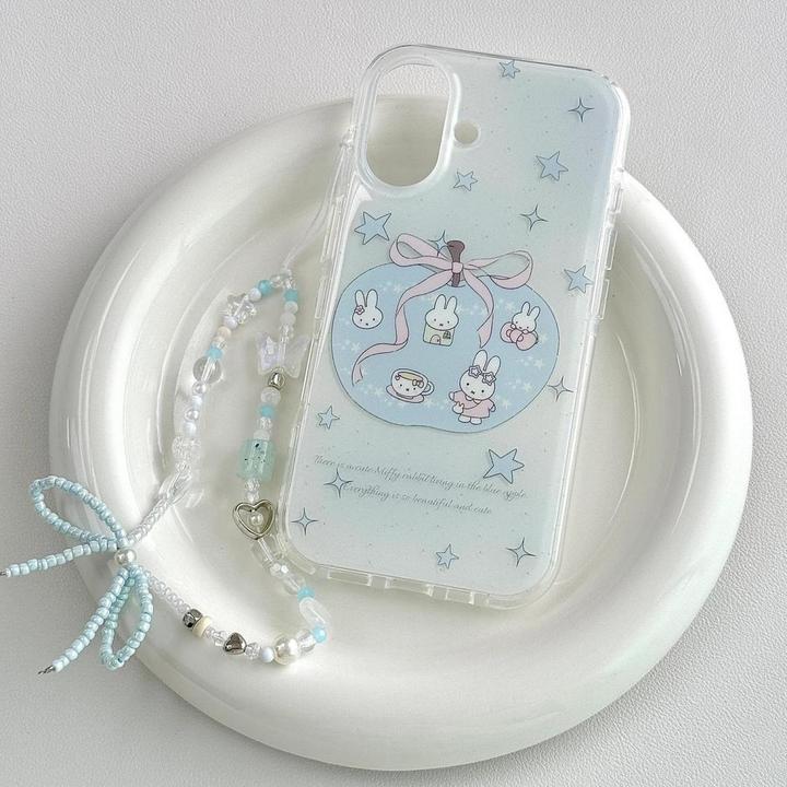 IMD蝴蝶结米菲兔适用IMDiphone16苹果15果冻手机壳小米OPPO华为