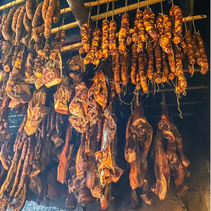 【年货】肉糕鱼面鱼丸炸豆腐蛋卷腊肉腊鱼腊排骨腊香肠湖北年货集