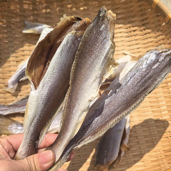 台山开片去头三牙鱼干干鱼正宗石头鱼足干淡口海鲜干货肉质紧实