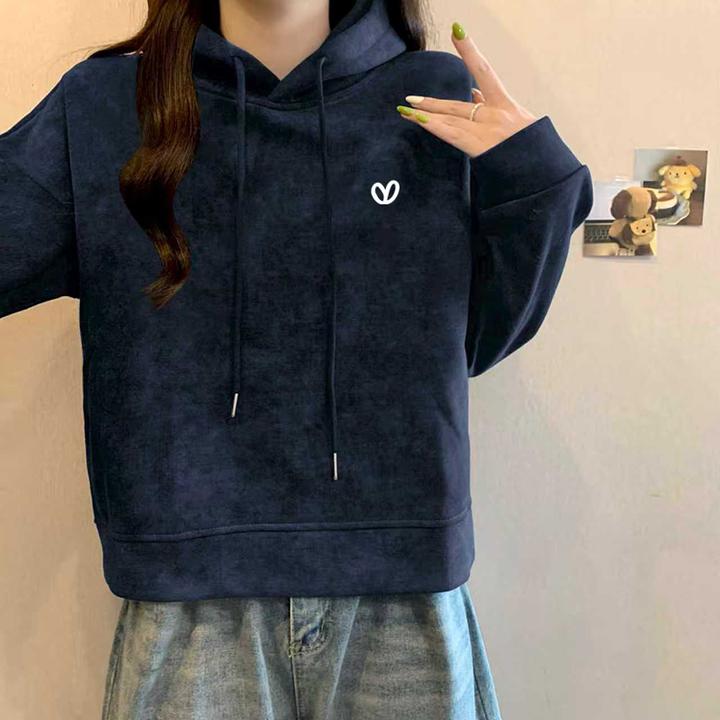 美式复古扎染连帽卫衣女秋冬季短款高腰显瘦宽松慵懒风上衣外套潮