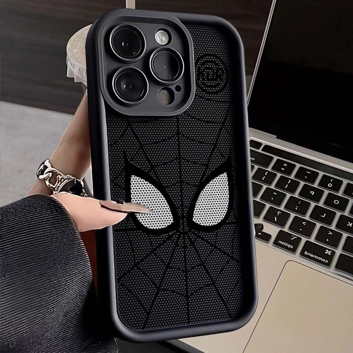 蜘蛛侠适用iphone16苹果手机壳15promax金刚砂14软13全包1211