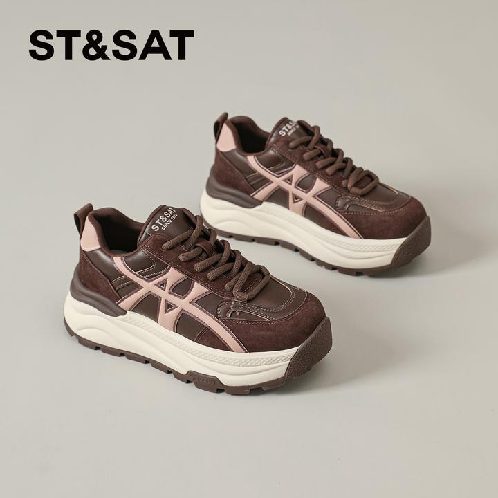 星期六爆款德训鞋女士明星同款秋季流行百搭阿甘鞋软底运动老爹鞋