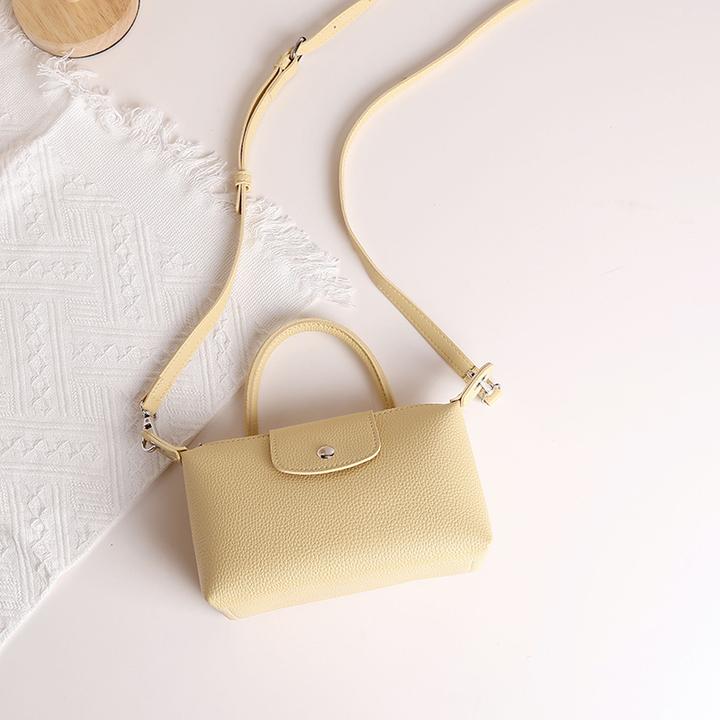 新款软皮手机包女斜挎包女士轻便迷你饺子包日常百搭单肩小众包包