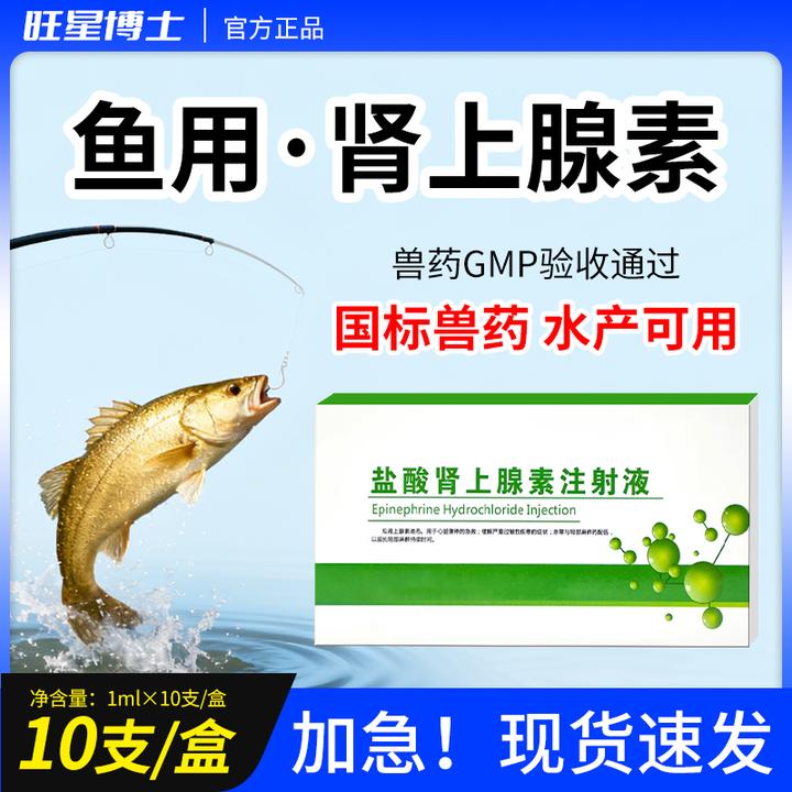 兽用盐酸肾上腺素注射剂野钓黑坑草鱼卡鲢黑鲈鱼肾上腺素兽用钓鱼