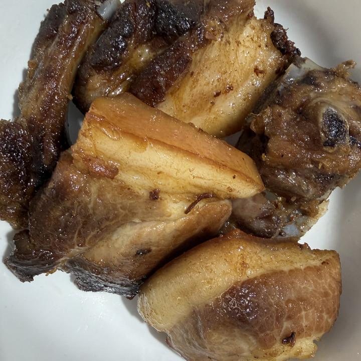 腌猪肉传统工艺腌制真空包装带皮带骨头