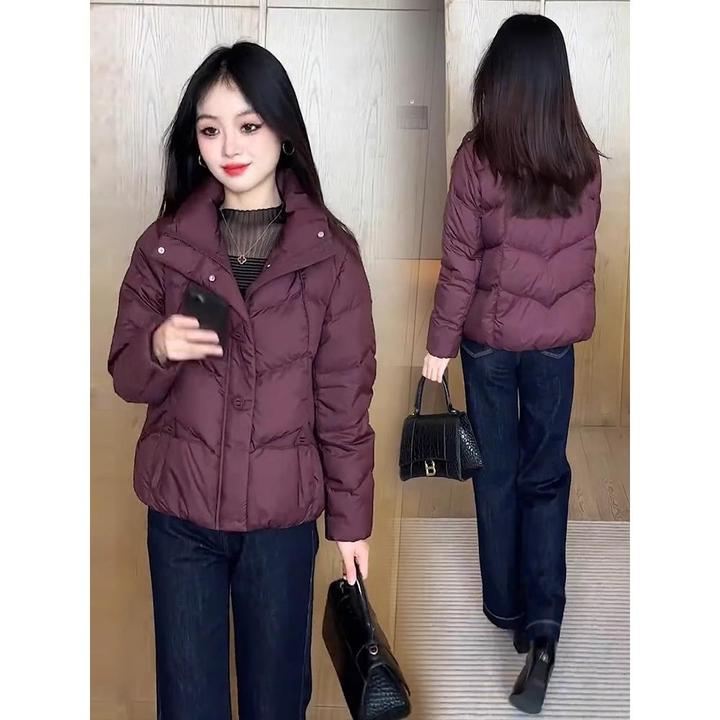 短款棉服女士今年年秋季新款宽松立领面包服袄时尚保暖衣外套女款