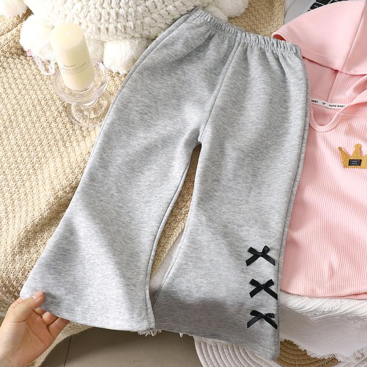 女童春秋洋气外穿喇叭裤女孩时尚休闲百搭长裤