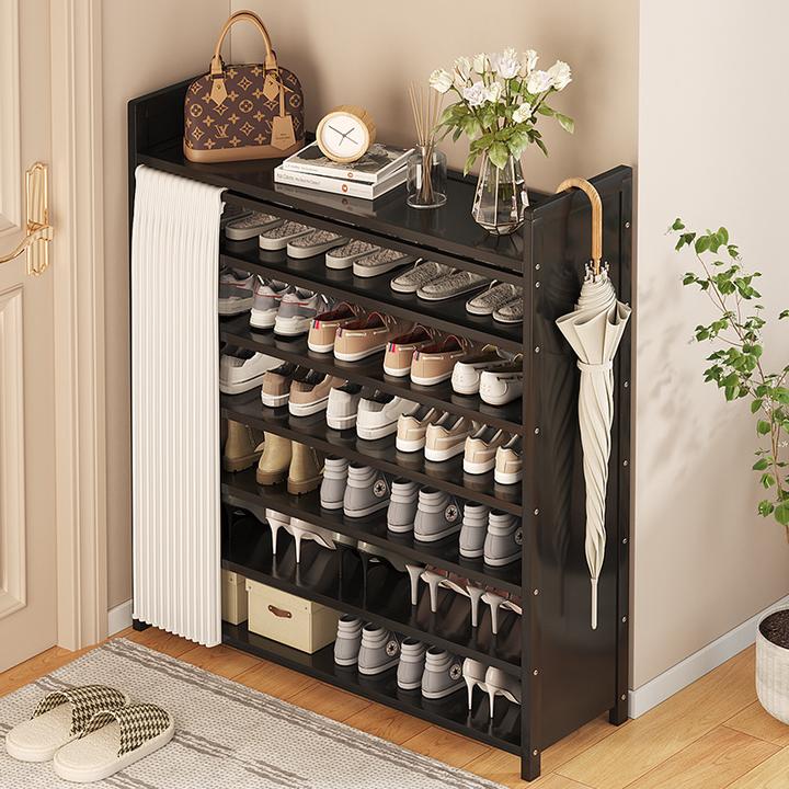 折叠收纳鞋架家用多层简易免安装小鞋柜宿舍门口省空间出租屋防尘